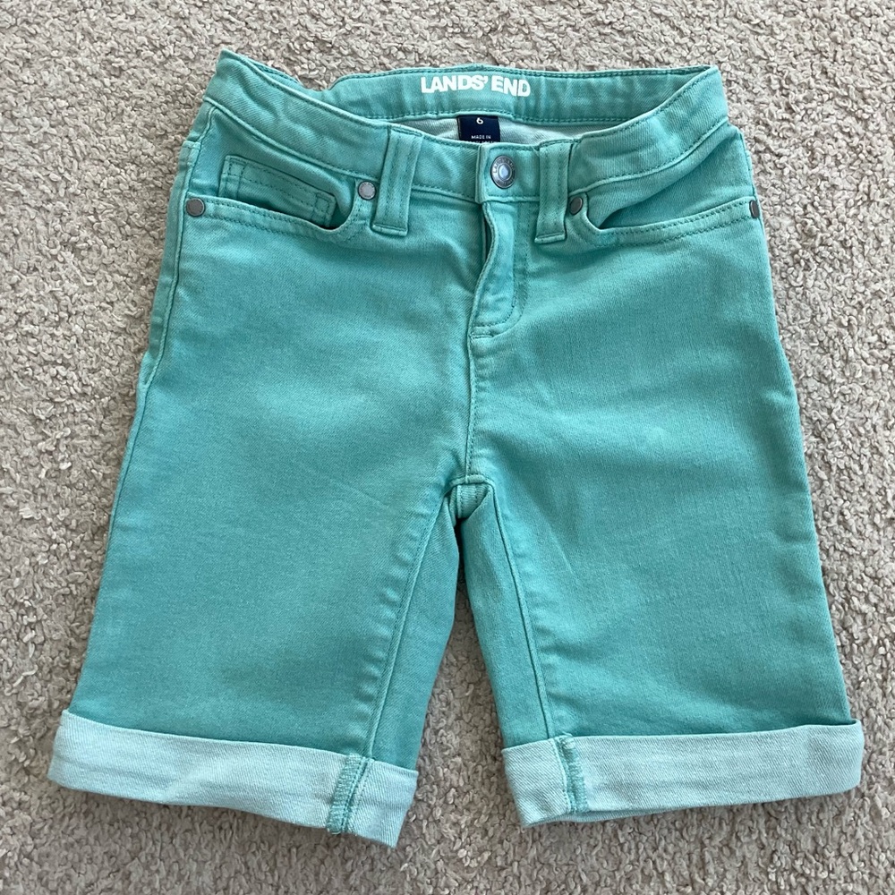 Lands’ End Teal Shorts